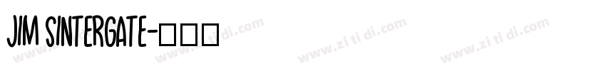 Jim Sintergate字体转换